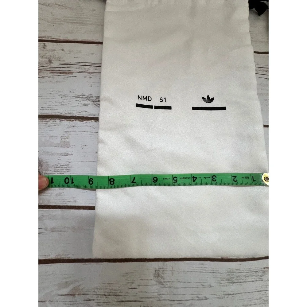 Adidas NMD S1 Shoe Dust Bags White Drawstring Logo Travel Storage Set of 2 OS